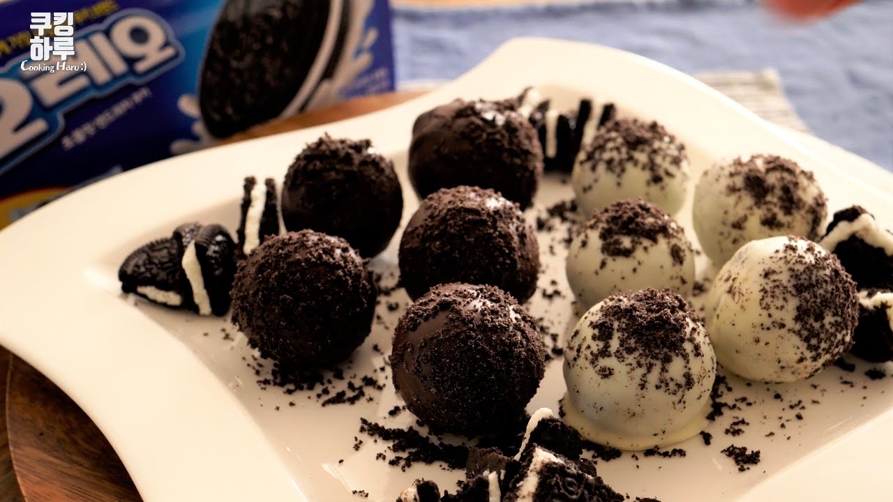 Шоколадно-сырные шарики Oreo !! Супер просто. Нет духовки.