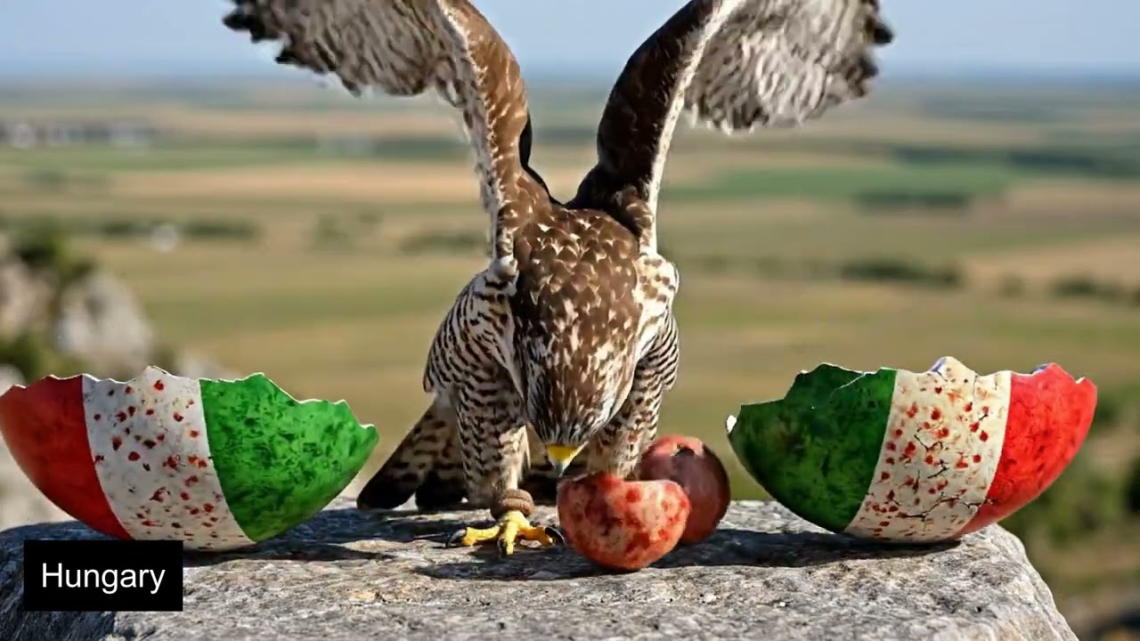 【ASMR】20 Национальных Птиц Вылупляются из Яиц с Флагами Часть 2 🥚🐦