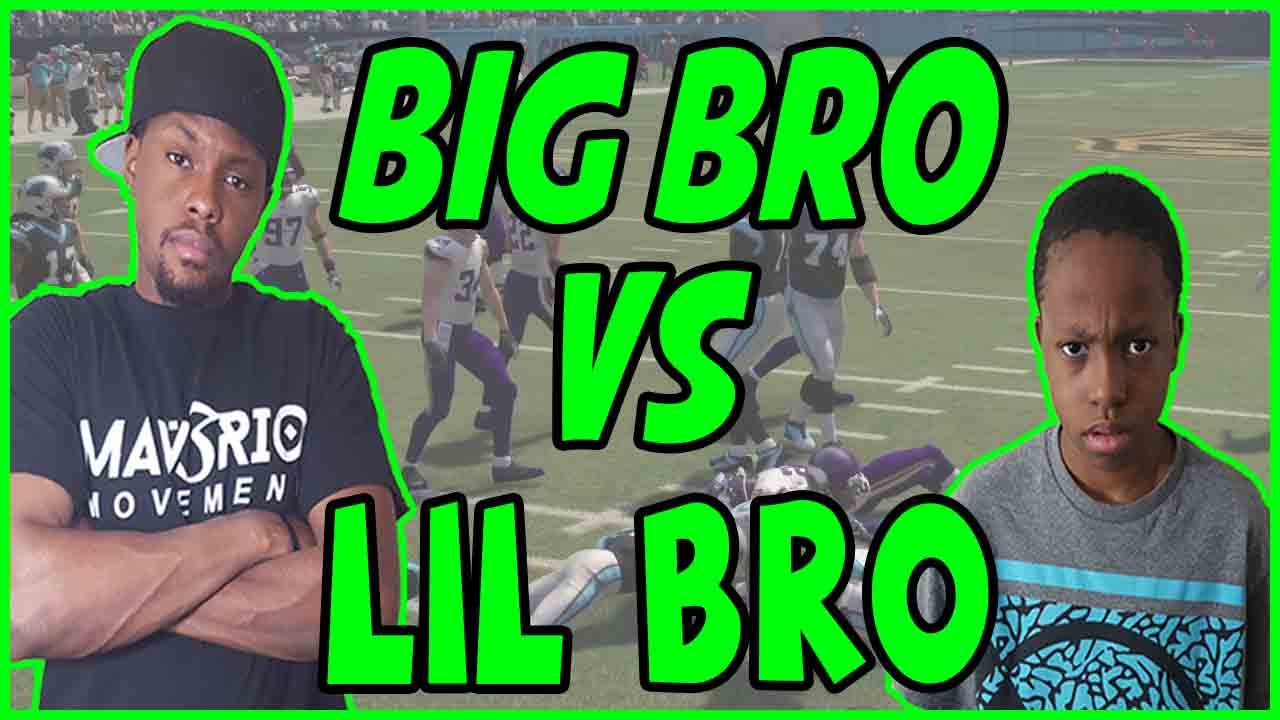 CAN LITTLE BRO DEFEAT BIG BRO IN MADDEN?? - #SoBeSIP