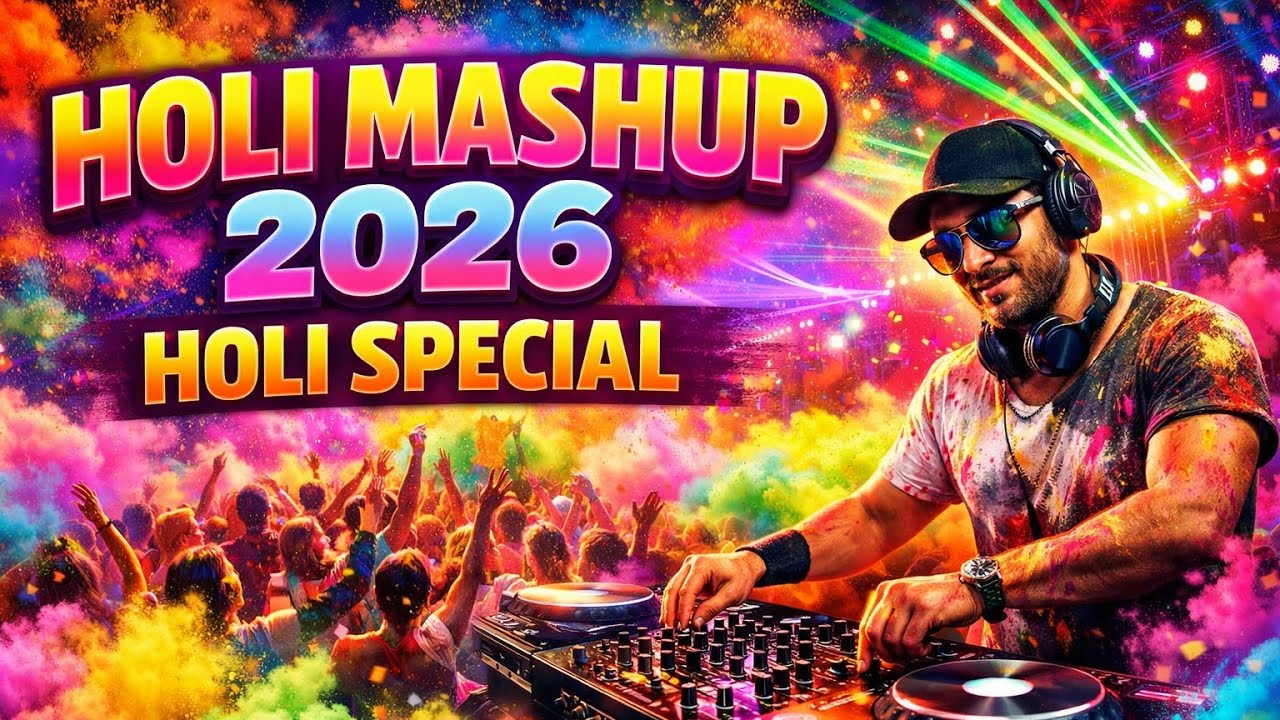 Holi Mashup 2026 🔥 | Nonstop DJ Remix | Holi Special Party Songs |  Best Bollywood Holi Songs Remix 