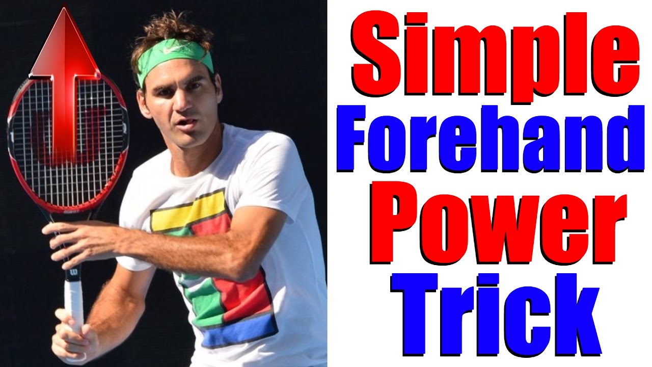 Simple Tennis Forehand Power Trick | Tennis Forehand Lesson