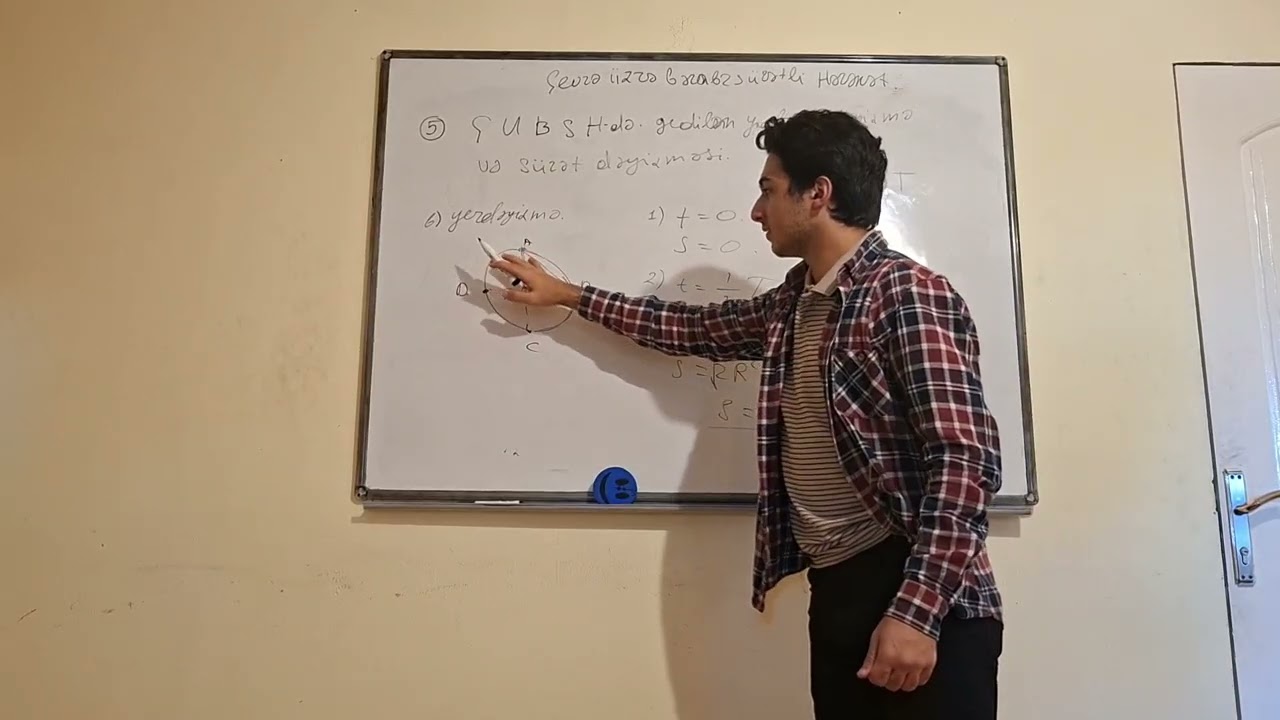 Çevrə Üzrə Bərabərsürətli Hərəkət Dərs İzahı Part 2