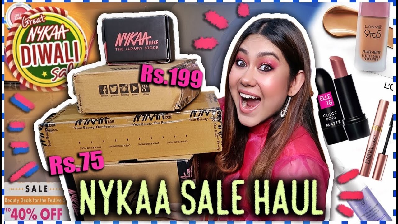 Nykaa Diwali SALE Haul Starting Rs.75 #QuirkyDiwali | ThatQuirkyMiss