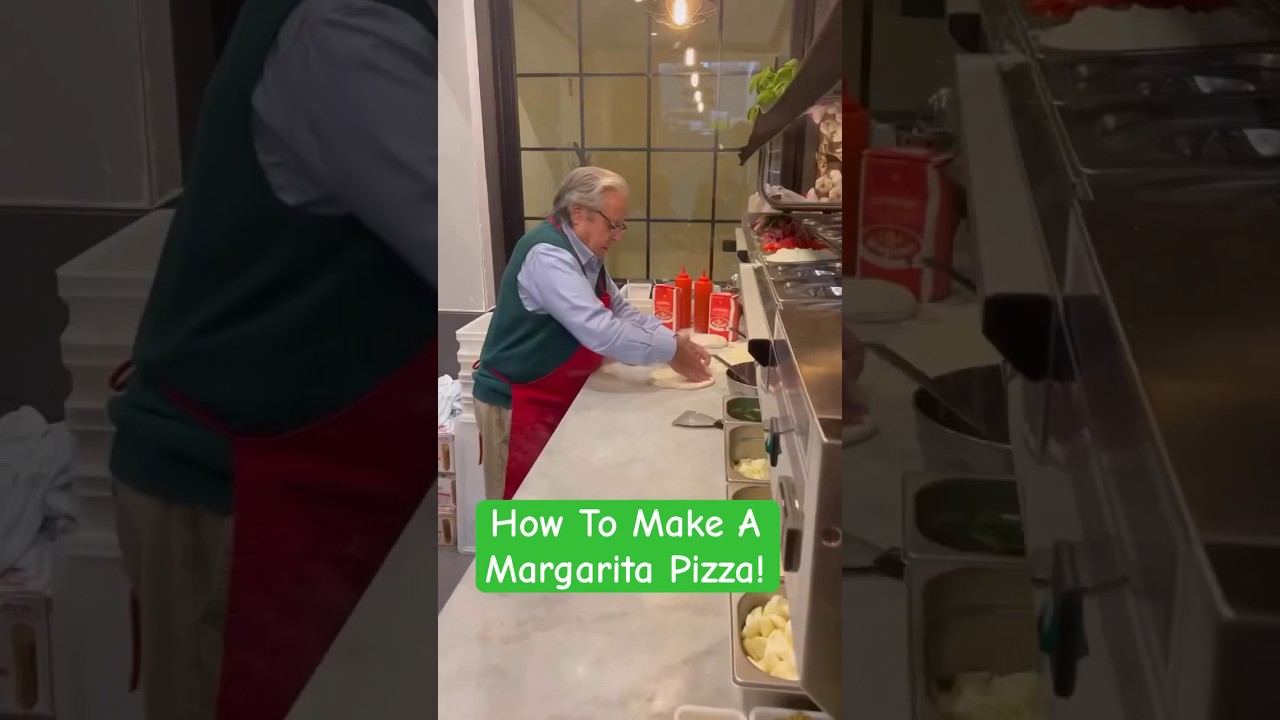 How To Make A Classic Margarita Pizza! 🍕🍕