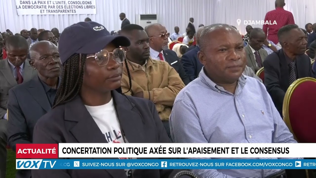 Concertation politique axée sur l'apaisement et le consensus
