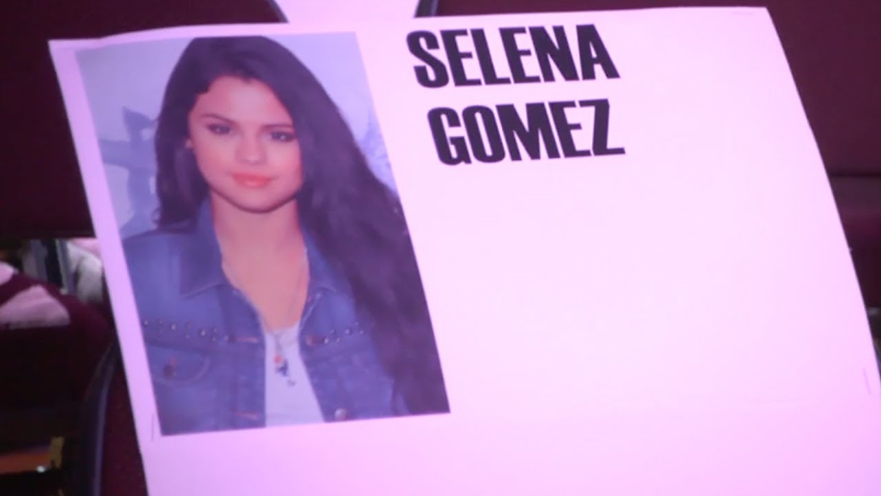 Selena Gomez & Austin Mahone 2014 Kids Choice Awards Seating Chart BTS