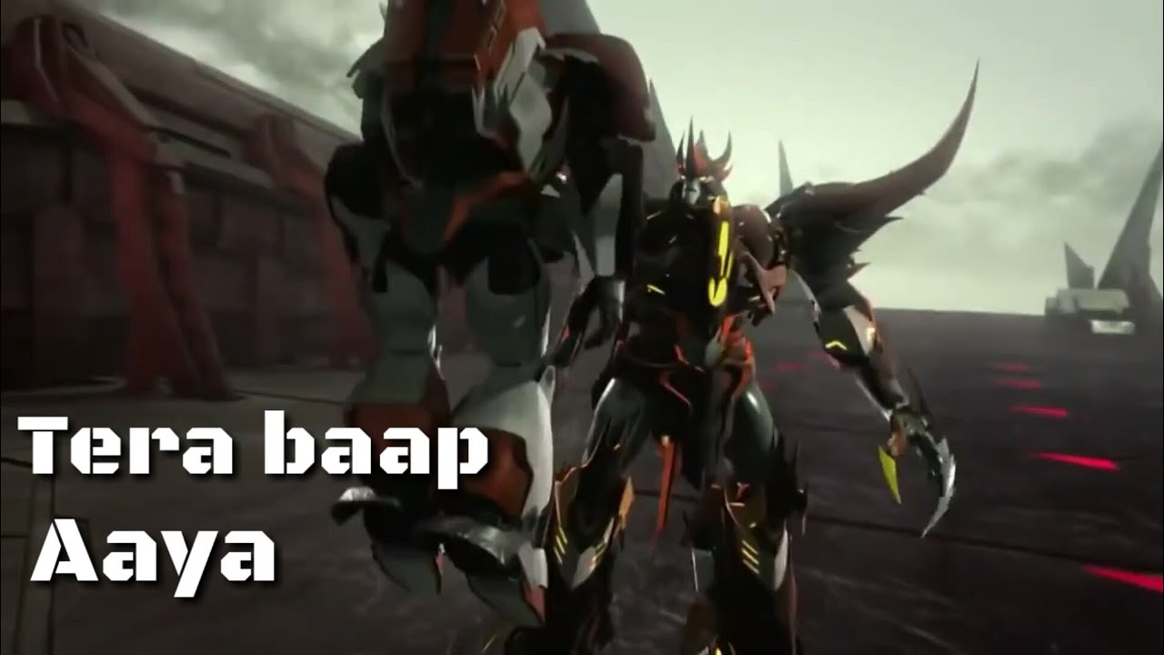 Tera baap aaya song. predaking Transformers prime predaking