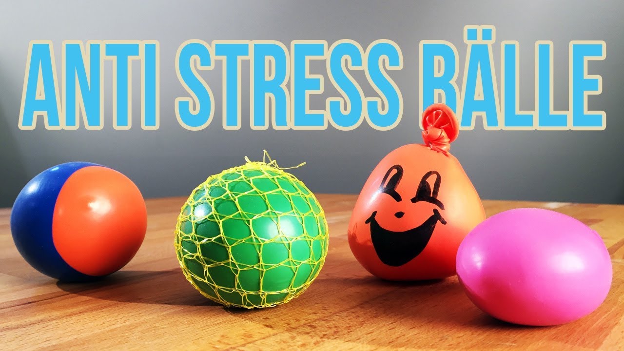 Anti Stress Ball selber machen | 3 Arten Anti Stressball
