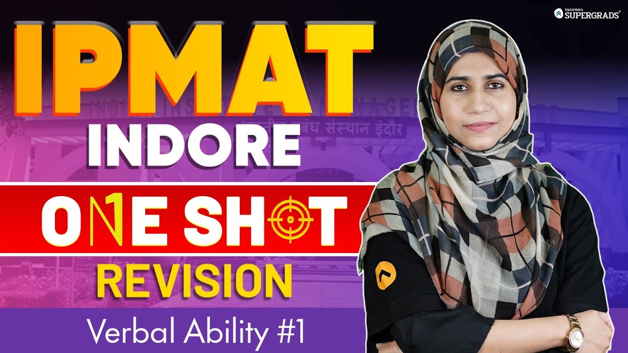 IPMAT Indore 2024 One Shot Revision | Verbal Ability #1 | IPMAT Indore Exam Preparation