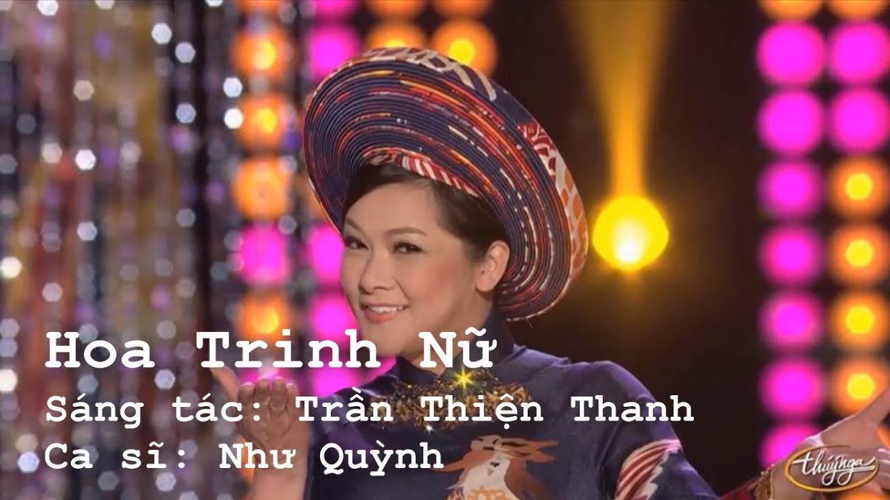 Hoa Trinh Nữ Karaoke | Như Quỳnh | beat chuẩn