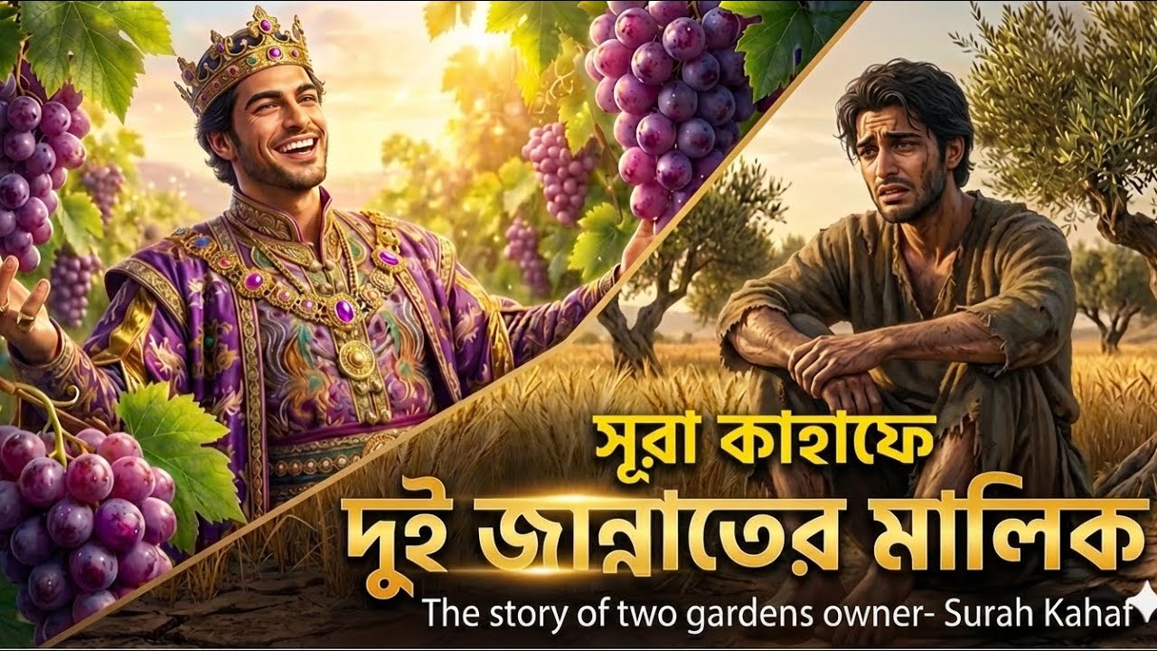 মূর্তিপূজা না করেও আমরা সবাই মুশরিক? দুই বাগানের মালিকের সেই ভয়ংকর কাহিনীর শিক্ষা | surah kahaf 