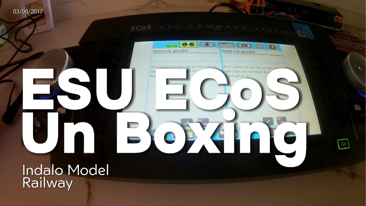 UnBoxing my NEW ESU ECos Controller