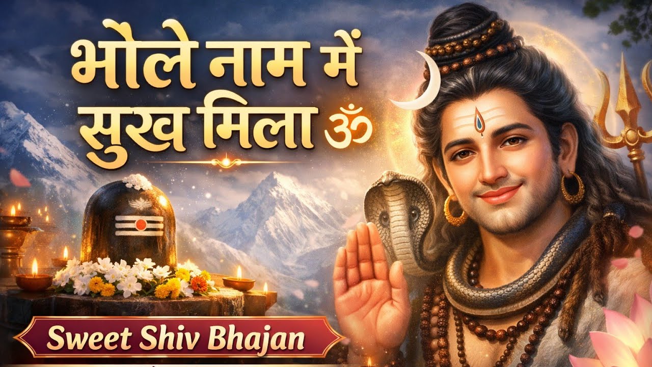 मन को सुकून देने वाला शिव भजन 🙏 | भोले नाम में सुख मिला 🕉️ | Sweet Shiv Bhajan  Bhakti Parag 