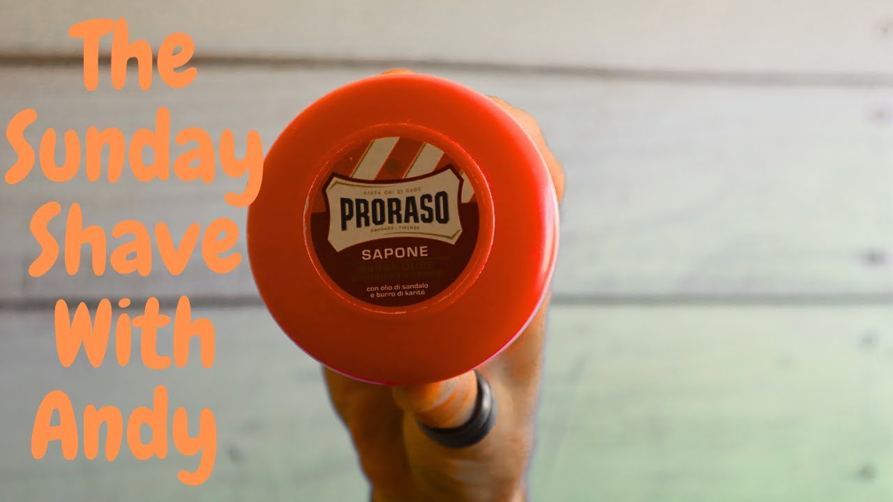 Andy's Sunday Shave with Proraso Red