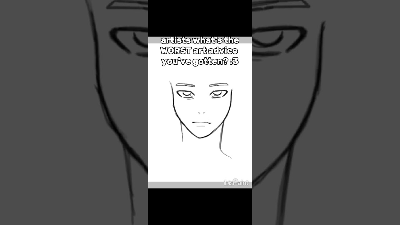 what's the worst art advice you've gotten ? #drawing #ibispaintx #art #speedpaint #fyp #capcut #oc