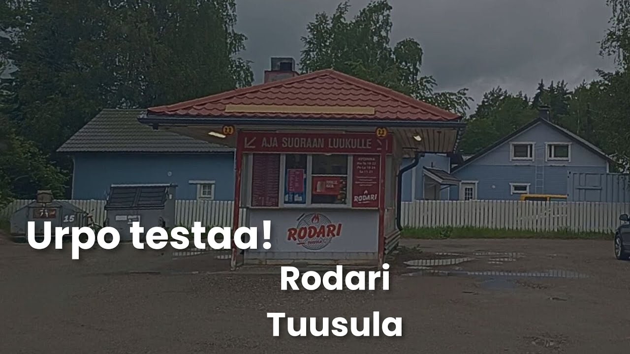 Rodari Tuusulassa ja Drivers Special-hampurilainen