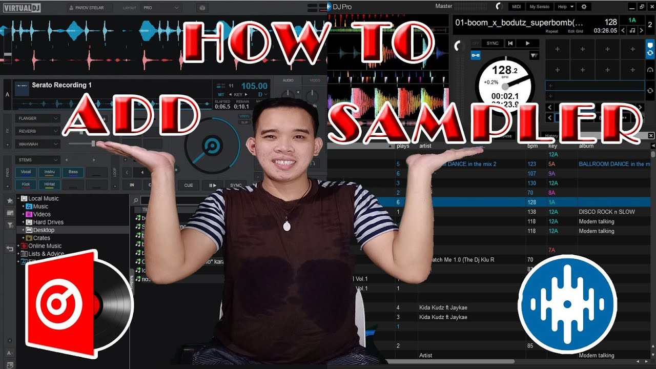 HOW TO ADD SAMPLE/SAMPLER INTO SERATO DJ PRO. 2020 AND VIRTUAL DJ PRO. INFINITY TAGALOG
