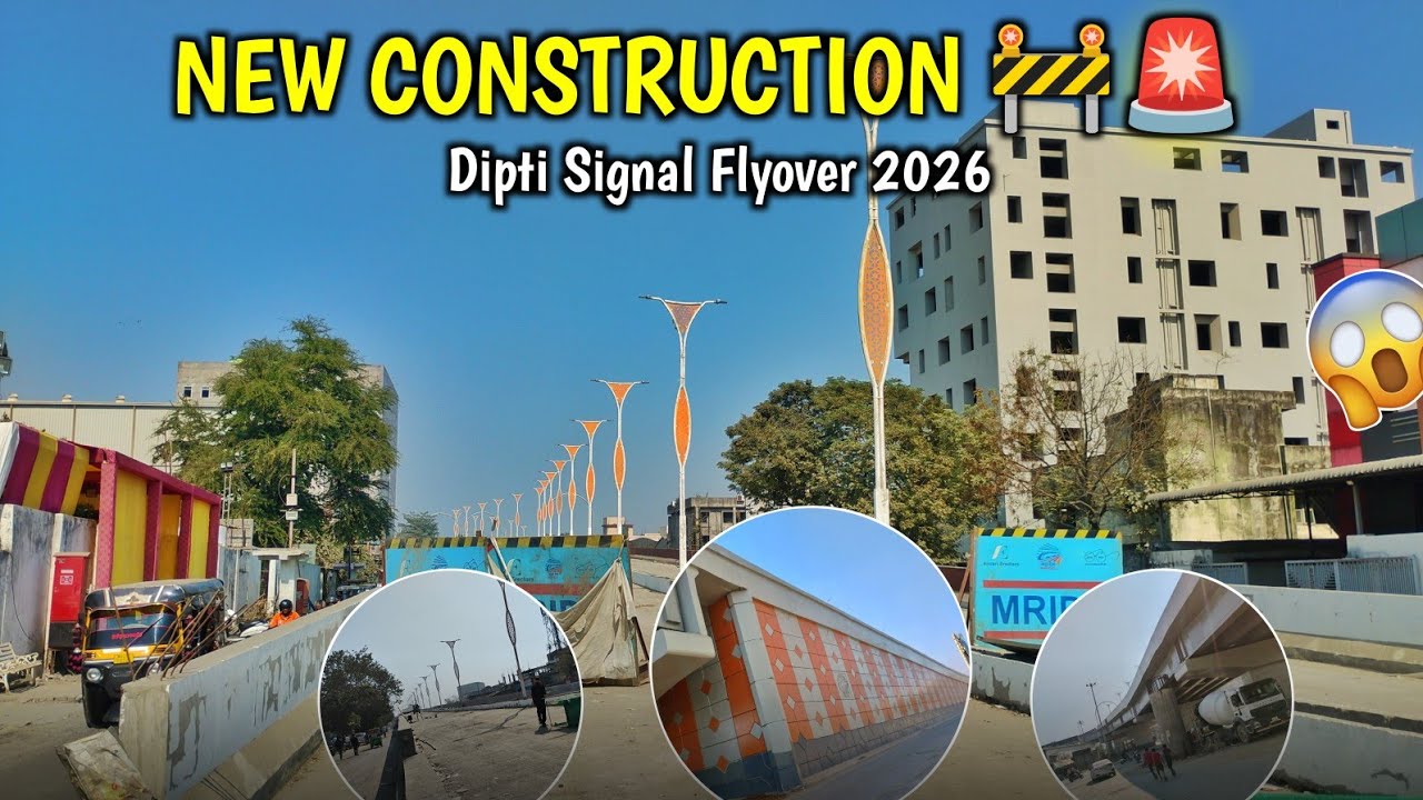 NEW CONSTRUCTION 🚧 🚨 || Wardhaman Nagar To Dipti Signal Flyover 😱