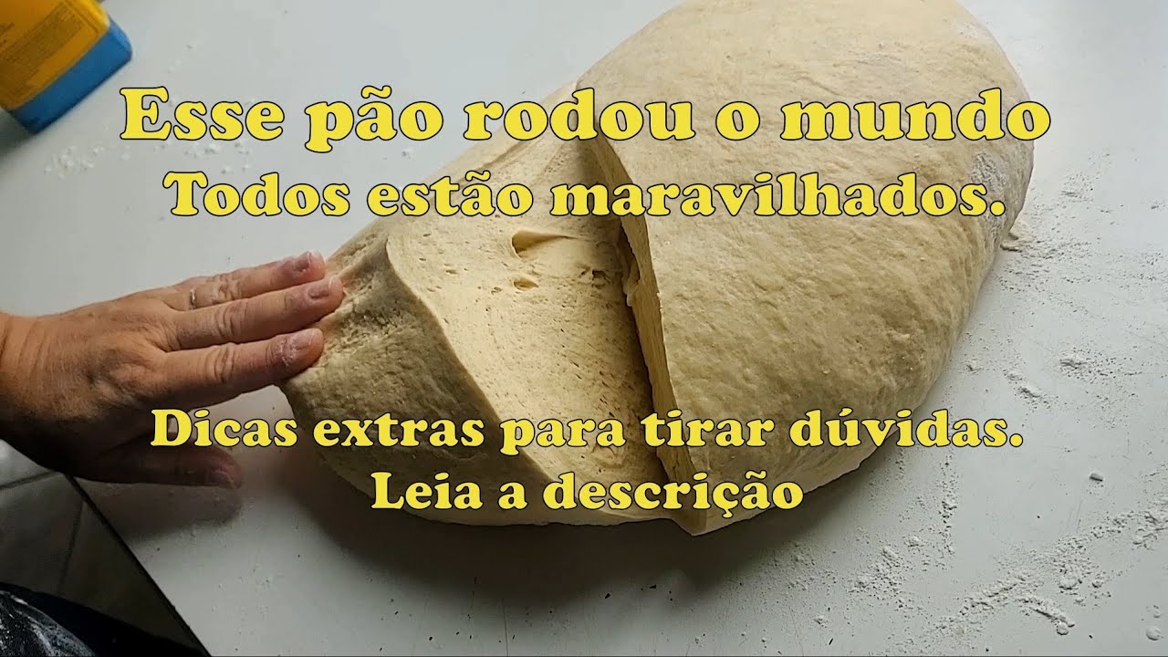 Seu pão caseiro não cresce, é duro? Veja a dica desse pão que está rodando o mundo.