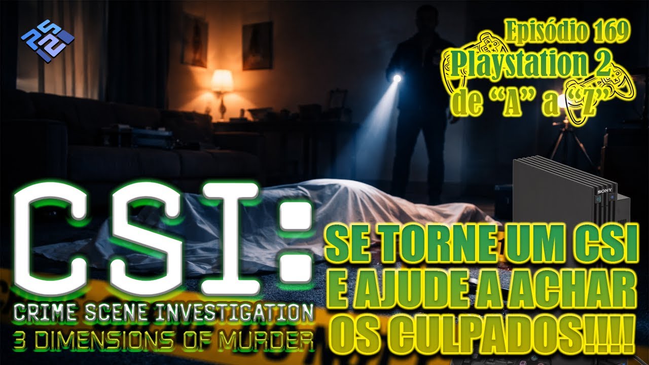 Você jogou este CSI do PS2? Um jogo de crime esquecido - Playstation 2 de 