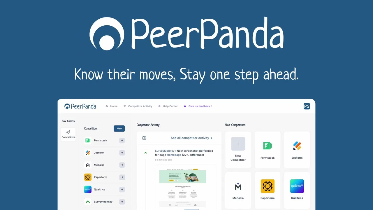 PeerPanda: AI Competitor Analysis and Monitoring for SaaS