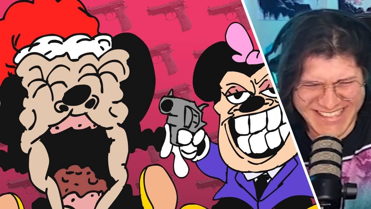 CINIS SE AHOGA DE RISA CON MOKEY'S SHOW - CHRISTMAS PUBLIC ENEMY DE SR PELO