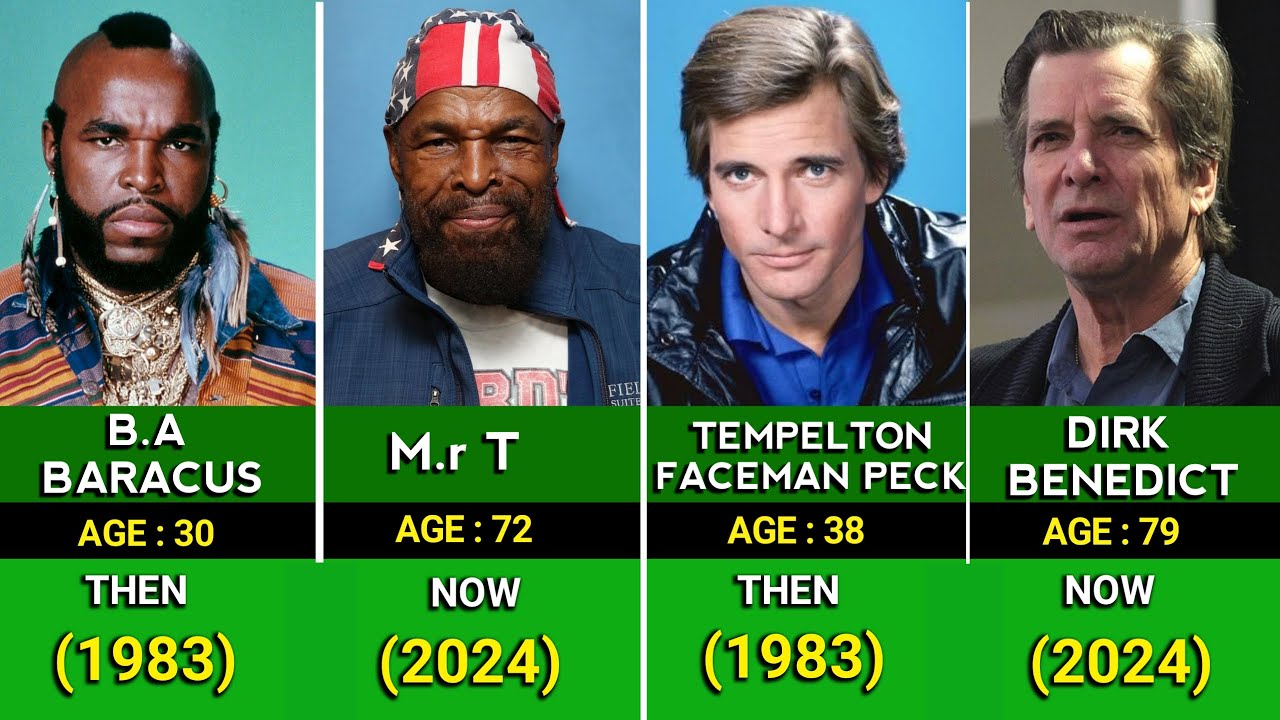 The A Team 1983 cast Then And Now