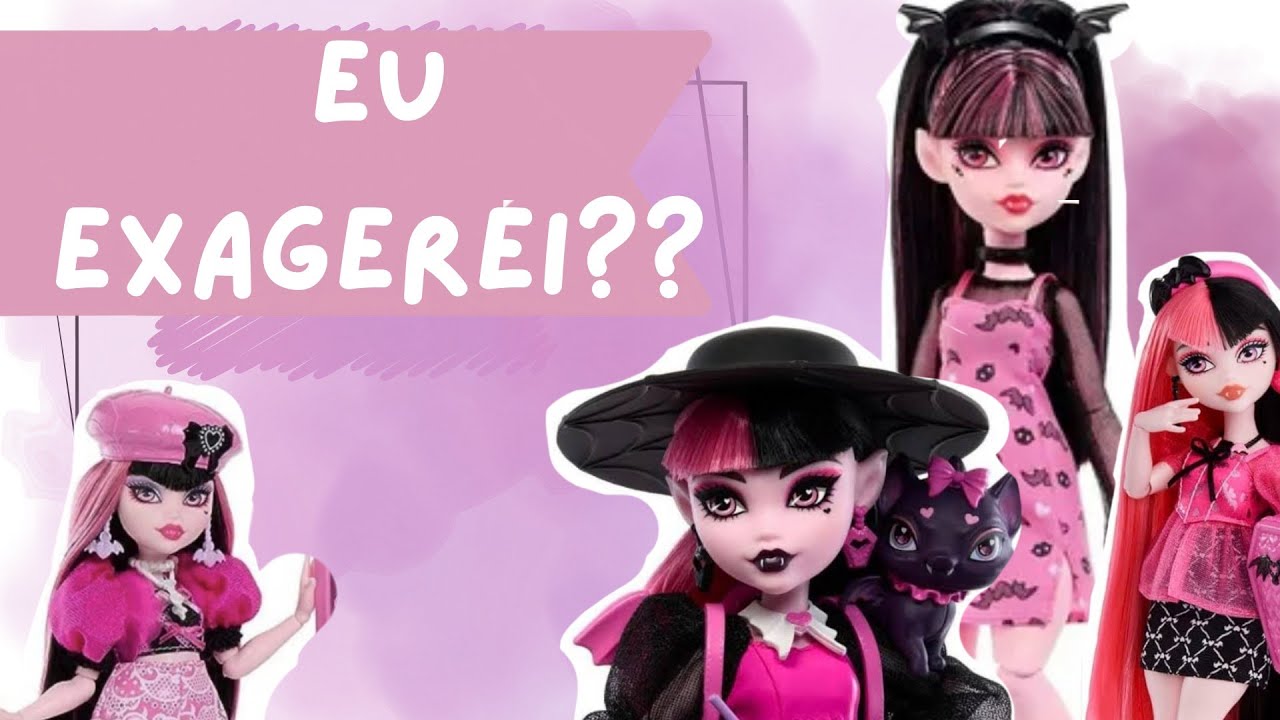 Minha coleção de Draculaura G3 cresceu demais!😱 Monster high 