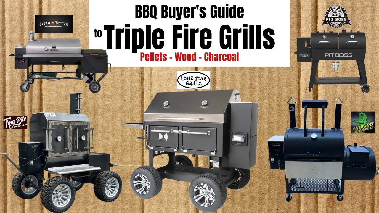 BBQ Buyer's Guide to Triple Fire Grills and Smokers