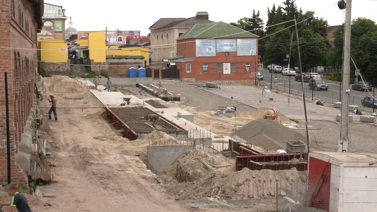 Куда пропала брусчатка с Базарной площади в Рыльске?