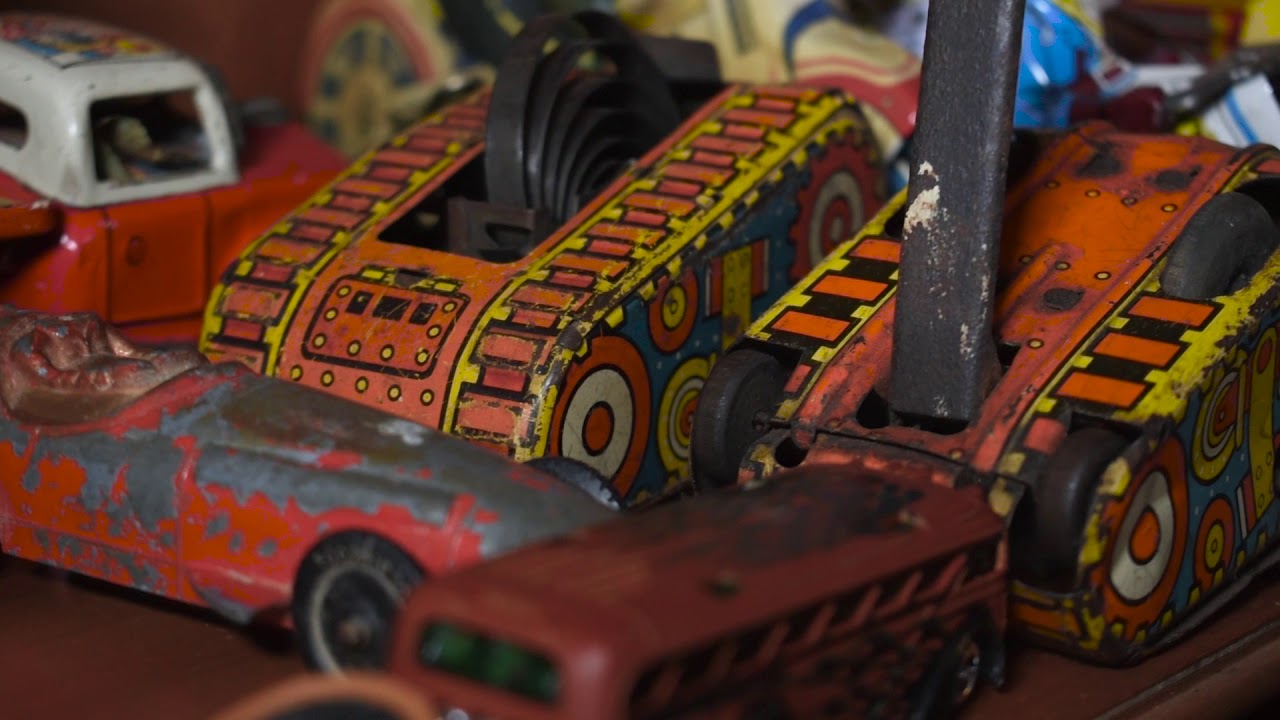 Dads Vintage Toy Trucks and Tin Toys The Video