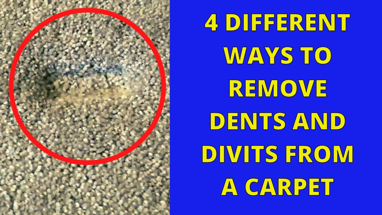 How to Remove Carpet Dents - Which Method Works Best?