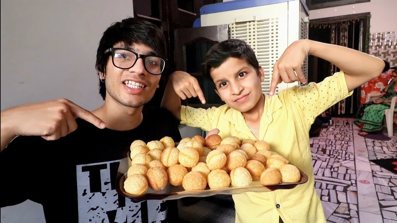 Golgappa CHALLENGE WITH PIYUSH 😍😋