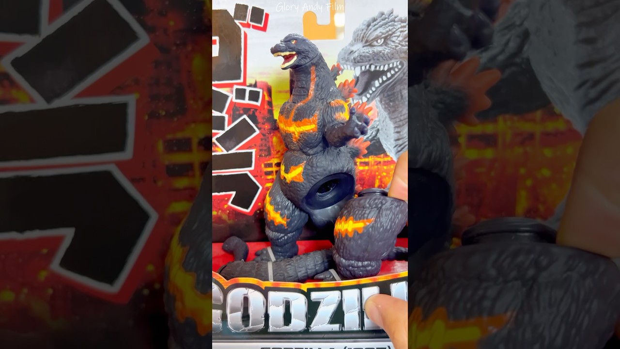 BROKEN Burning Godzilla Figure? 😭 #shorts