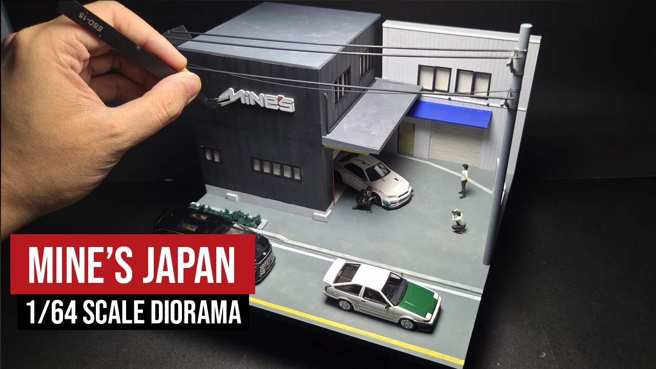Building a MINE'S diorama in 1/64 scale