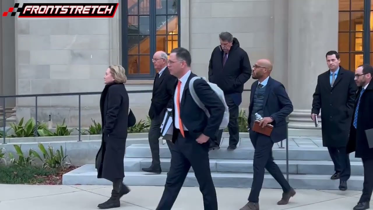 Principal Members of 23XI/FRM vs. NASCAR Lawsuit Exit Court Following First Day of Trial