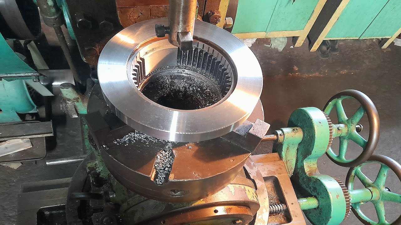 How to making a internal gear wheel | #slotting | ඇතුලත දැති රෝදයක් සාදා ගන්නේ කෙසේද | #ToolRoom