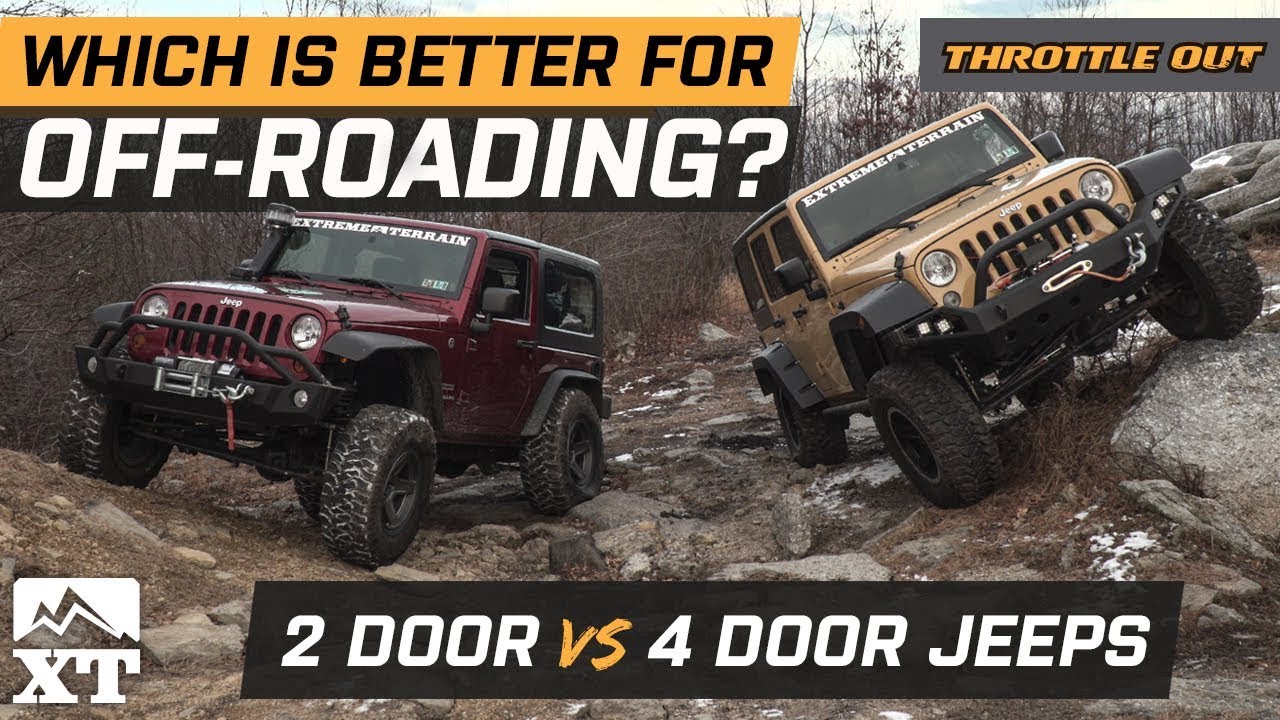 How To Choose The Right Jeep For Off-Roading - Wrangler JK 2 Door vs 4 Door Off-Road Comparison