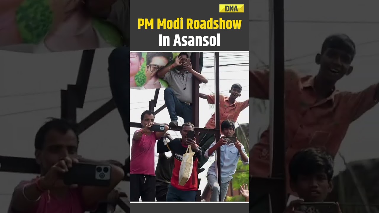 West Bengal Elections: PM Narendra Modi Holds Mega Roadshow In Asansol | Assembley E