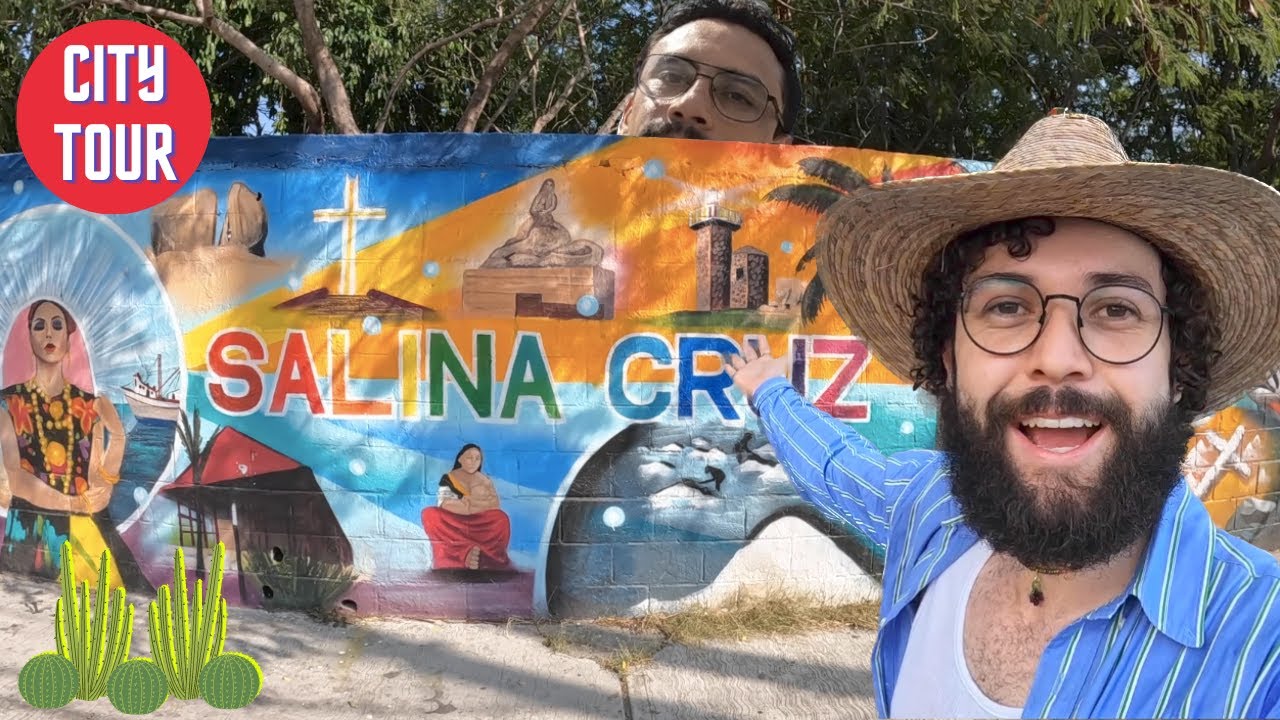 Lugares para VISITAR en SALINA CRUZ Oaxaca ⚓️🇲🇽 | Tarde de HISTORIA & aventura 📜🌿| Rosvin