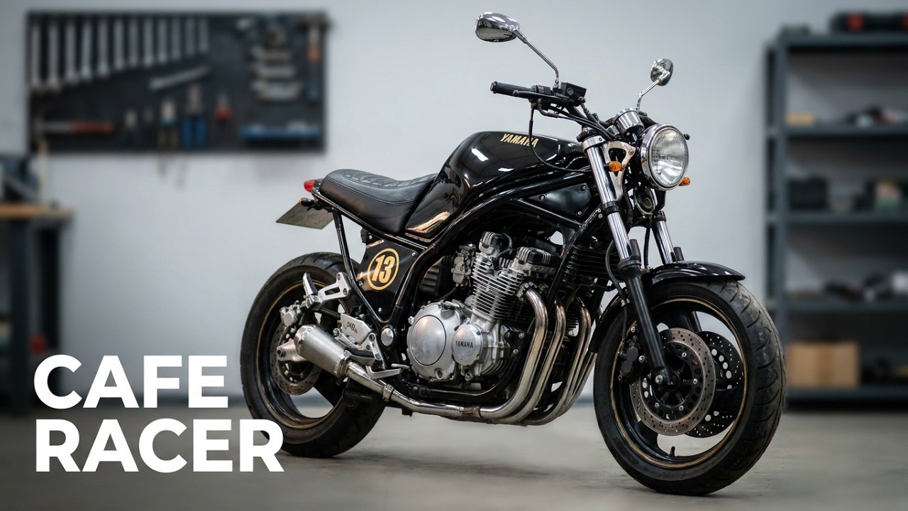 1997 Yamaha XJ 900 Diversion. Постройка Custom. Сборка. Cafe racer
