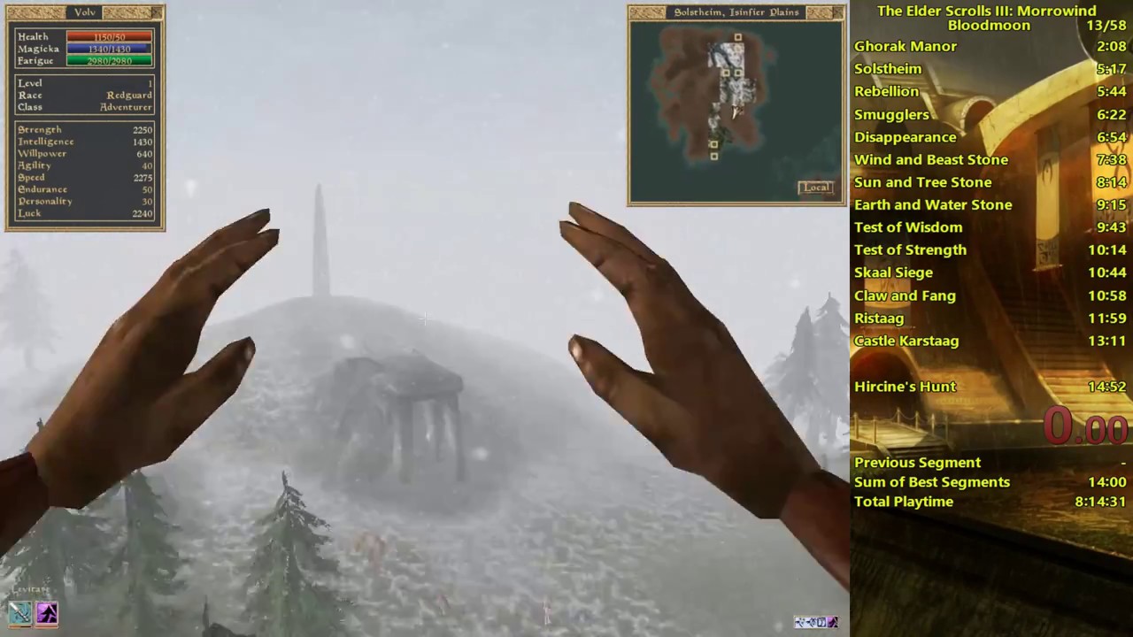 Quick Walkthrough of the Bloodmoon Speedrun