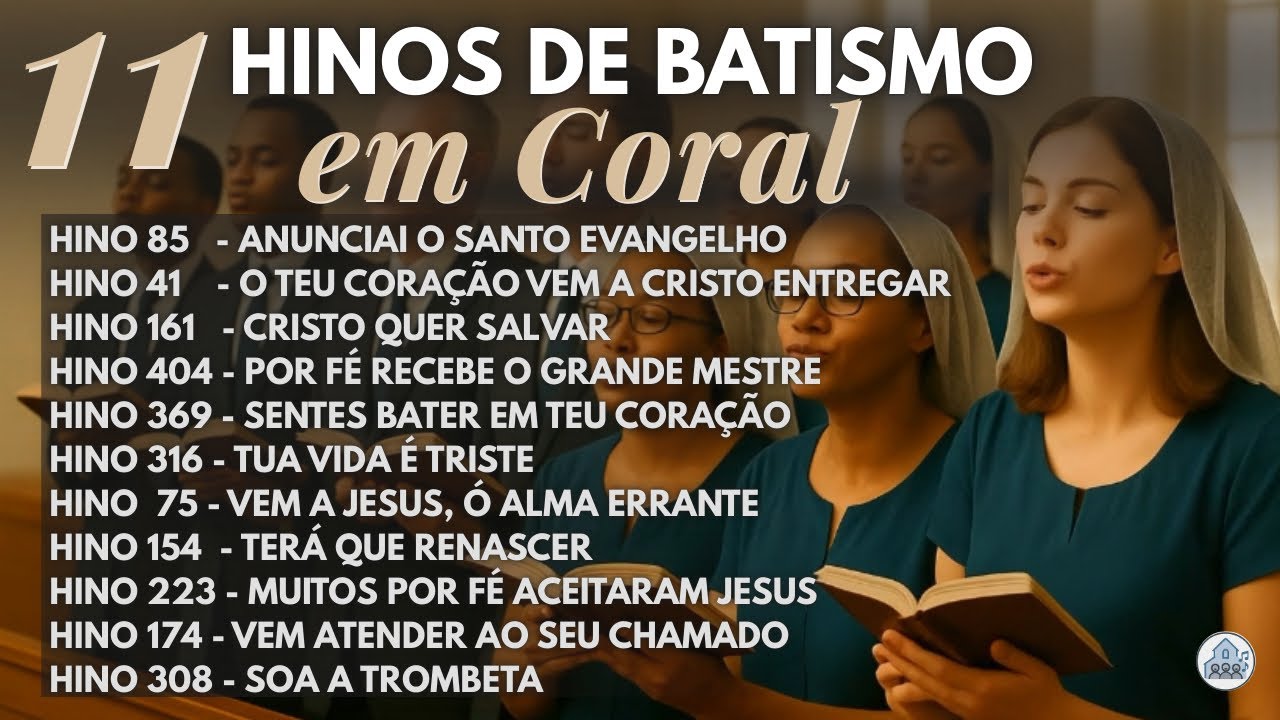11 Hinos de Batismo em Coral CCB | Vozes da Congregação