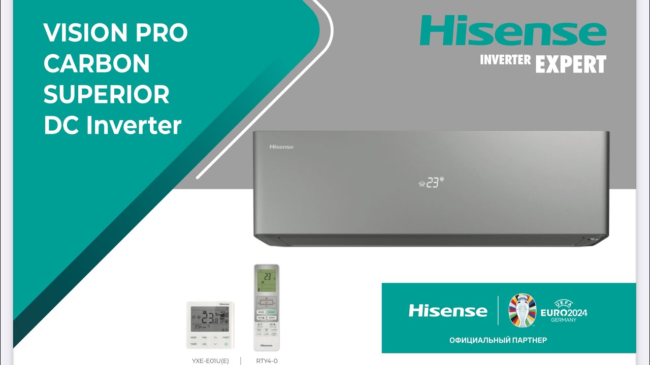 Обзор флагманского кондиционера Hisense Vision Pro Carbon Inverter
