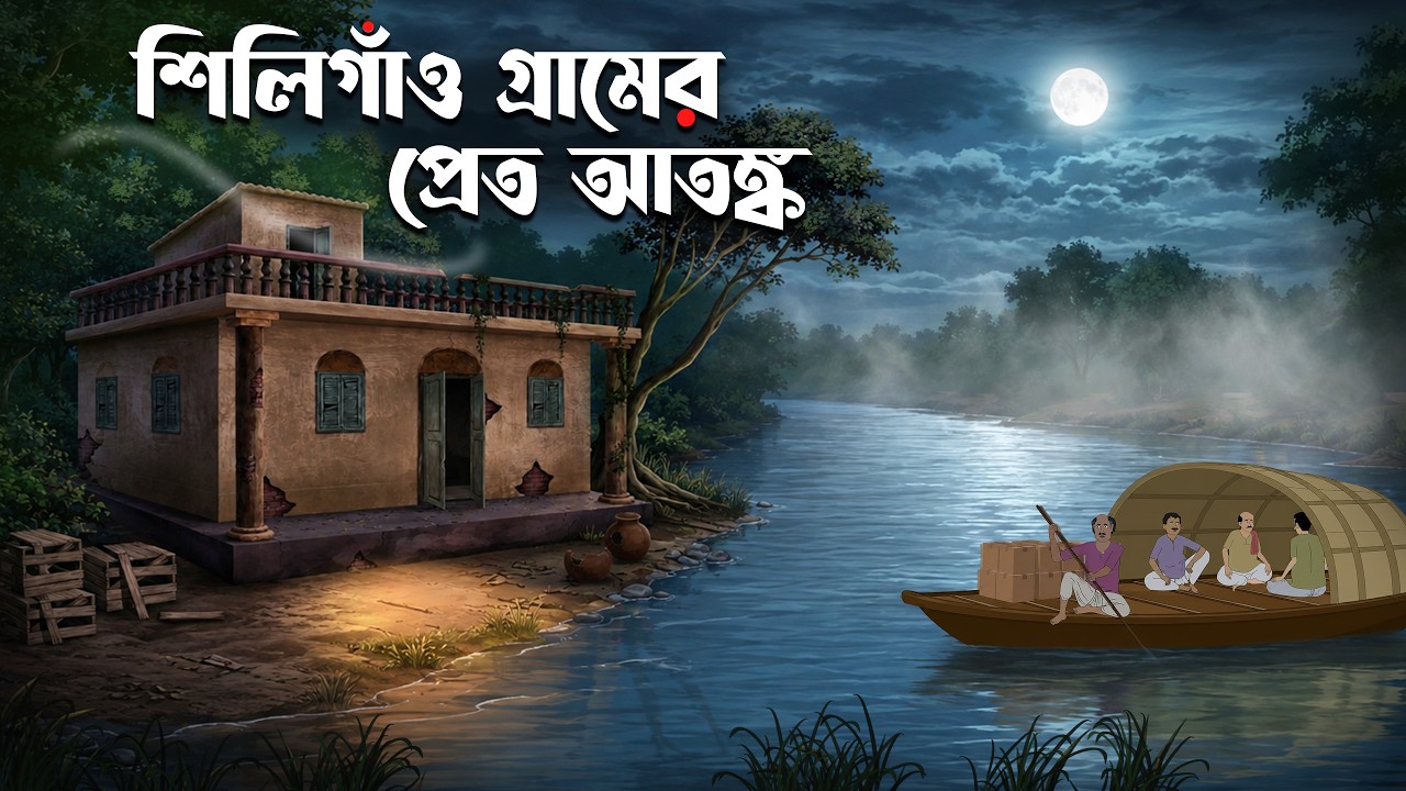 Shiligaon Gramer Pret Atonko - Bhoutik Golpo | Bangla Horror Story | Animated Horror Story | BBA