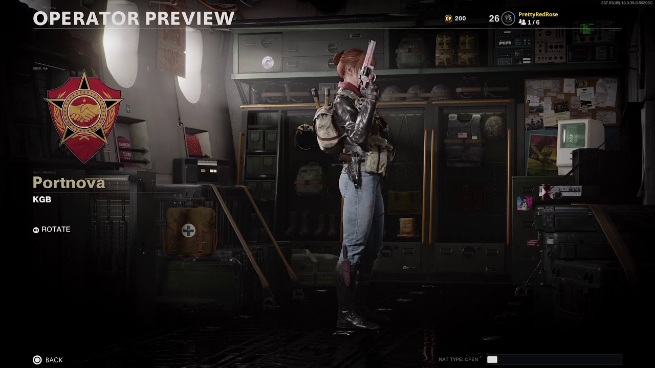 Highlight: Cold War Character Portnova with Magnum Cherry Blossom Art
