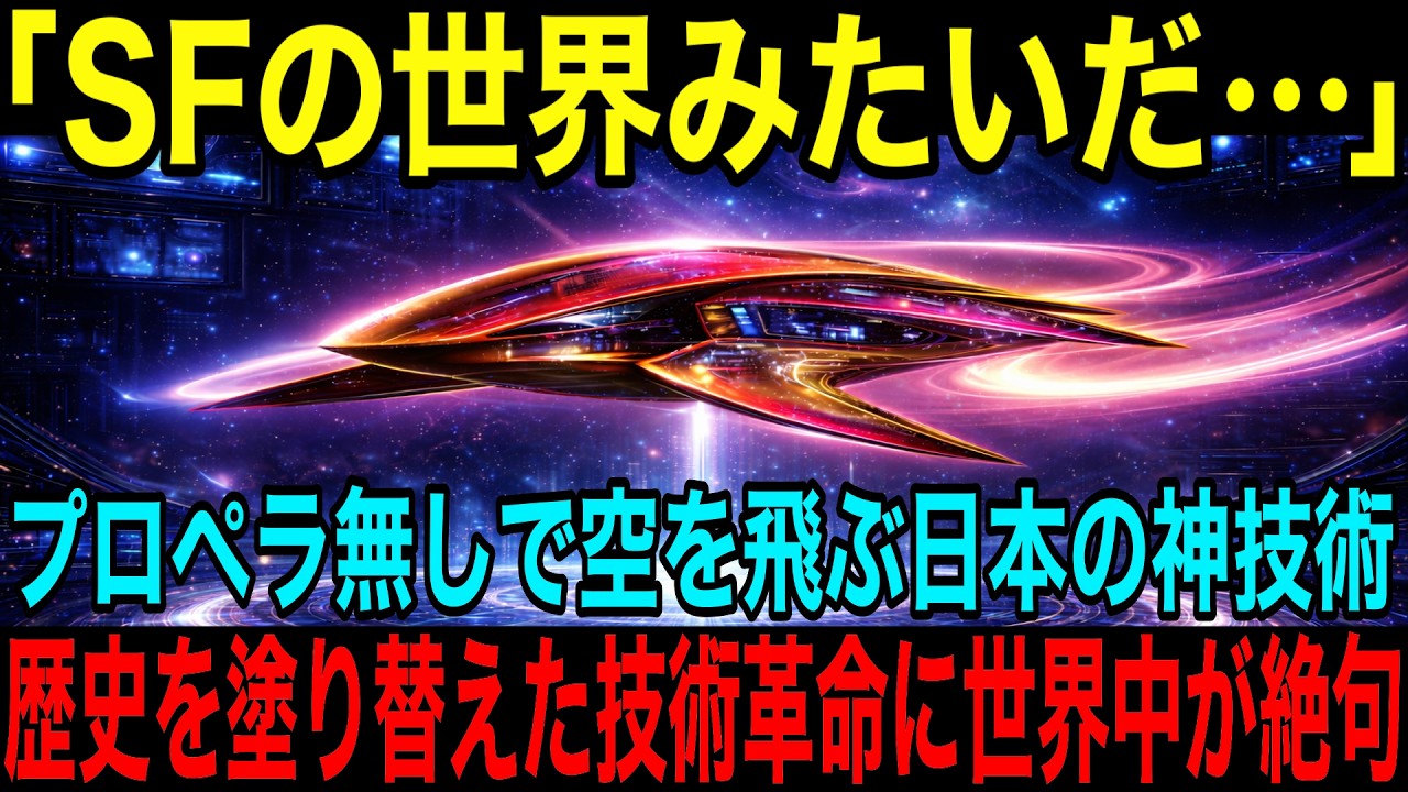 【海外の反応】「ドローンの概念が変わった…」日本が開発した“プロペラゼロのドローン”その革新的技術に全世界が大注目！