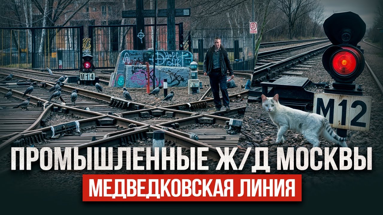Промышленные ж/д Москвы. Линия в Медведково. Завод 