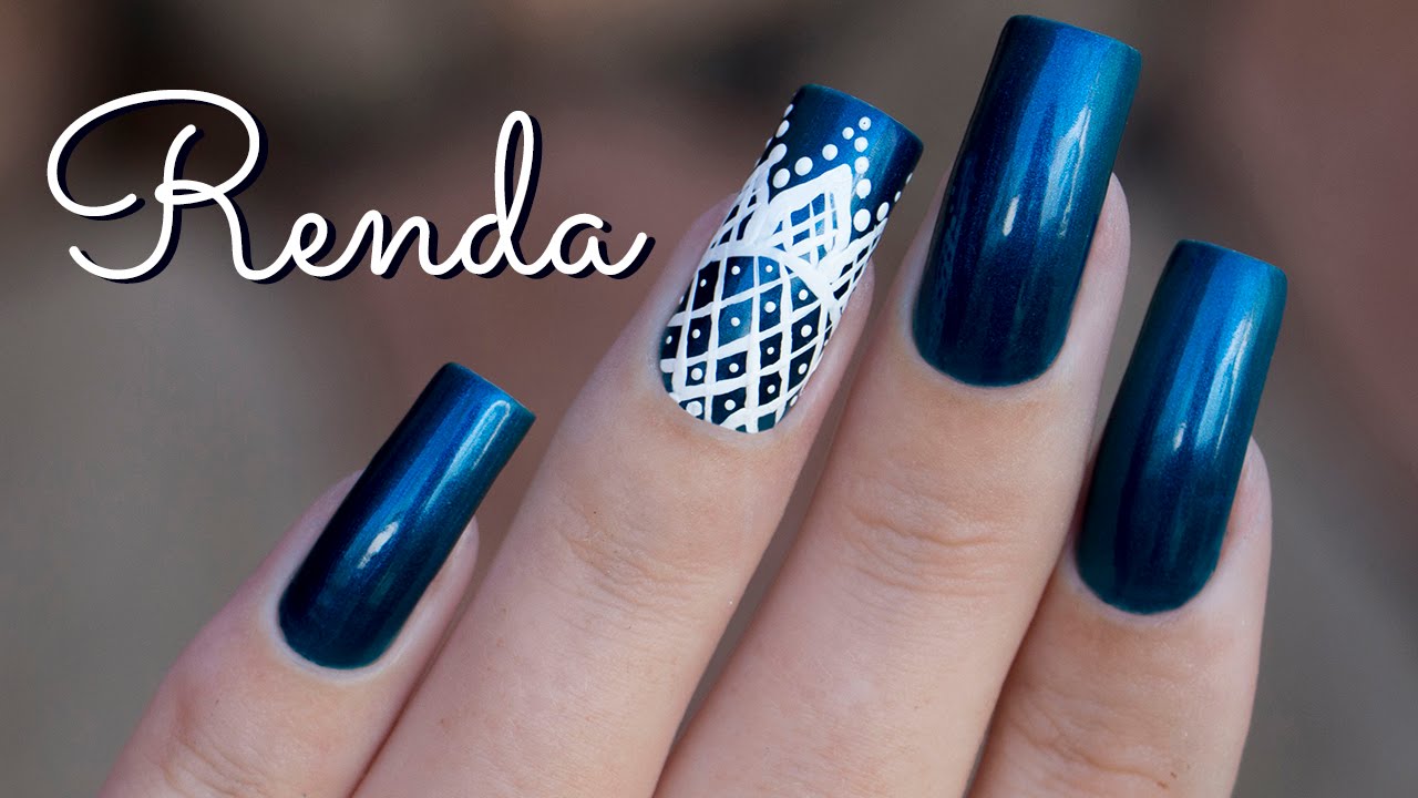 DECORA&Ccedil;&Atilde;O DE UNHAS COM RENDAS (F&Aacute;CIL) - Ideia Rosa