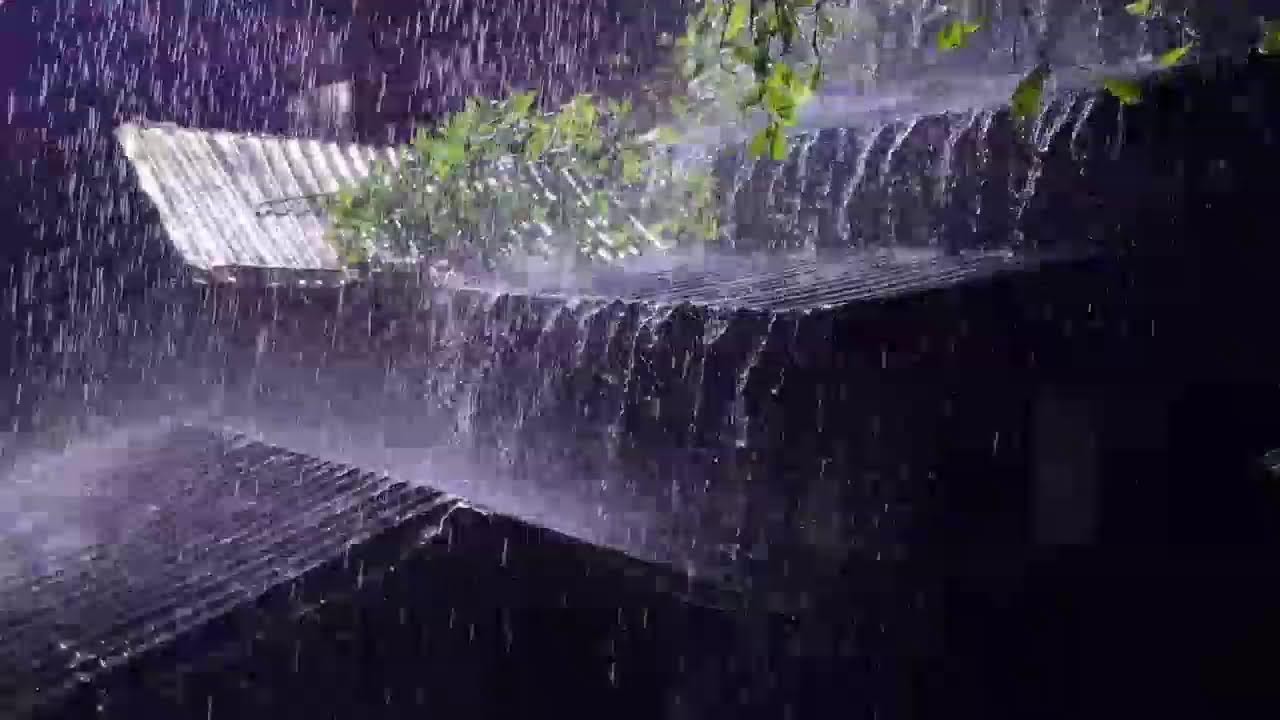 Sleep Hypnosis for Healing [NO ADS]🌧️🔥Cozy Rain & Fire Sounds | Stop Overthinking & Deep Rest😴